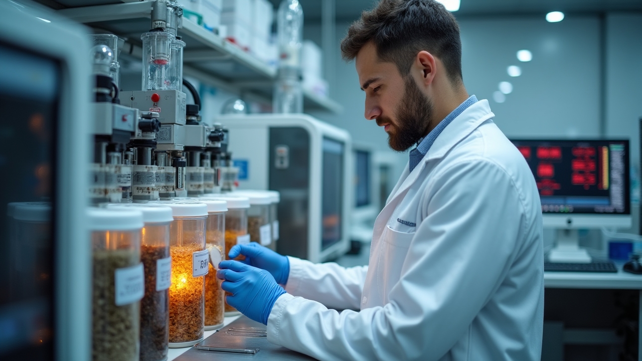 Laboratorní analýza vzorků odpadu